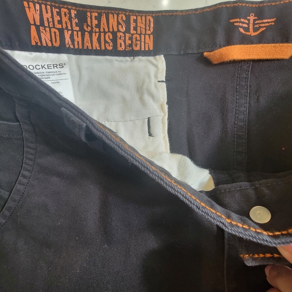 Dockers black classic slim Tapared alpha collection size 34W x 29L pants - Picture 5 of 12